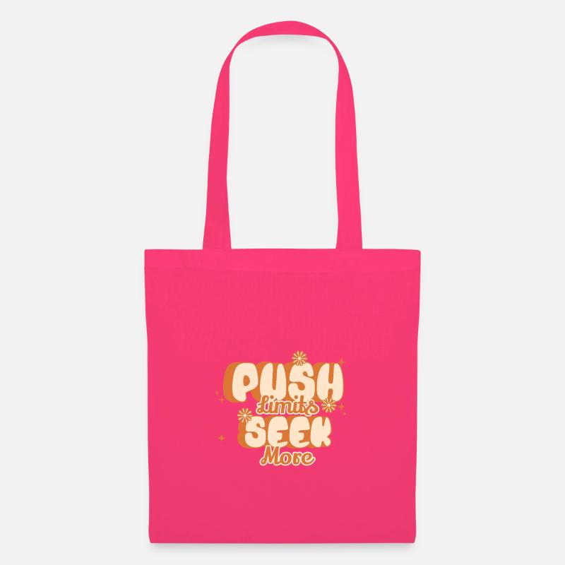 Pushing boundaries, achieving more - Tote Bag - azalea