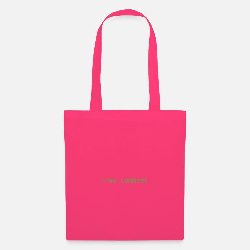Code-Snippet c #: Kein Kommentar - Stoffbeutel - Azalea