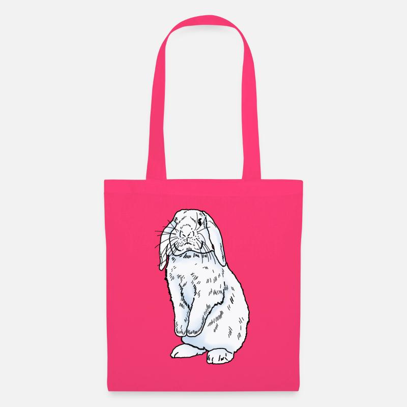 Rabbit white - Tote Bag - azalea