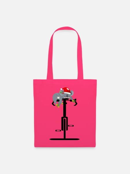 WEIHNACHTEN FAHRRAD RADFAHREN KOALA BÄR - Stoffbeutel - Azalea