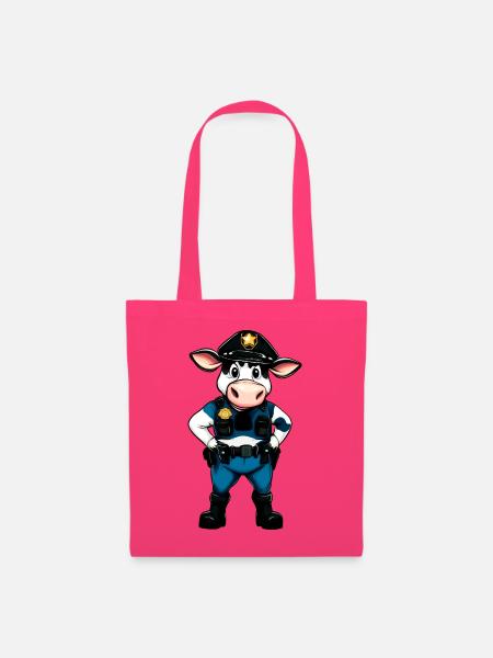Polizei Kuh - Stoffbeutel - Azalea