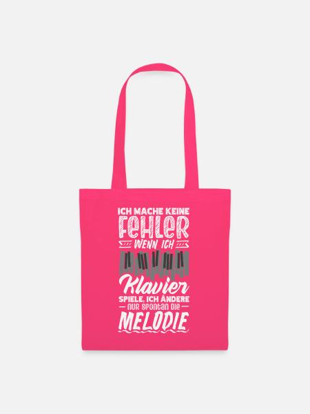 Piano Klavier Musiker Geschenk Geschenkidee - Stoffbeutel - Azalea