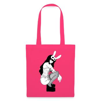 Gothischer Bunny Korsett - Stoffbeutel - Azalea - Vorne