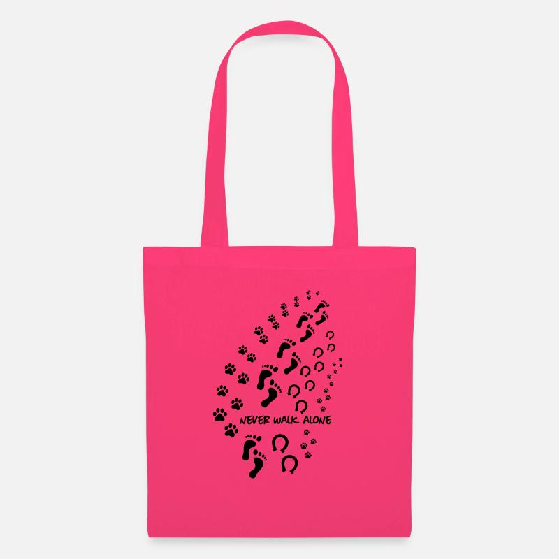 never walk alone 3 - Stoffbeutel - Azalea
