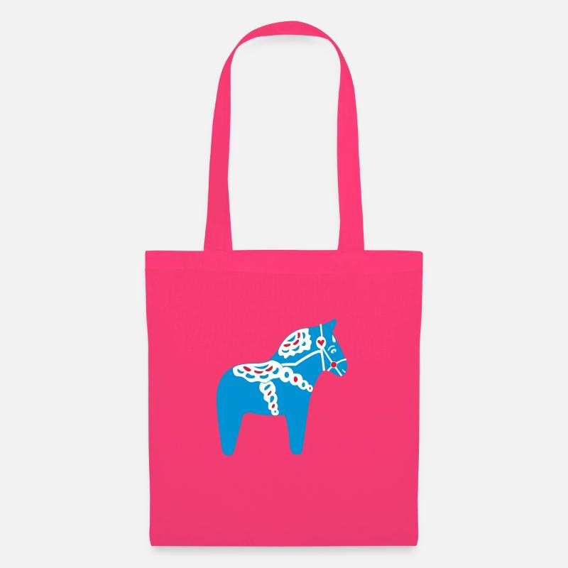 Dala Pferd blau - Stoffbeutel - Azalea