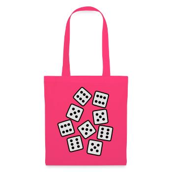 Dice - 50 years Birthday - Tote Bag - azalea - Front