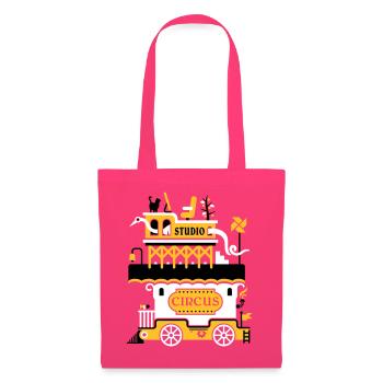 Studio Circus - Sac en tissu - rose azalée - Devant