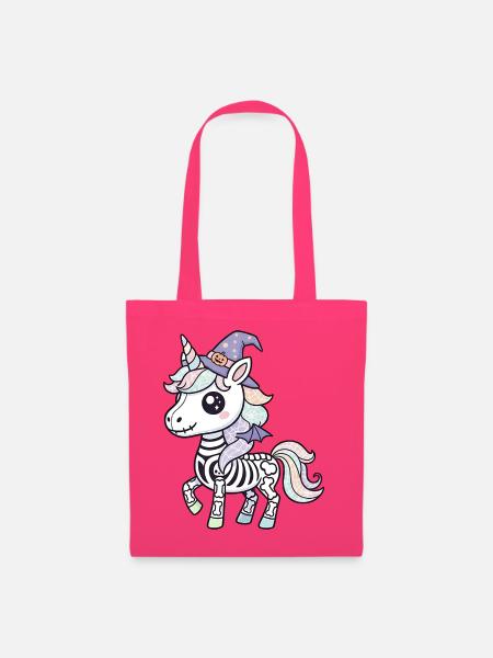 Boho Skelett Einhorn - Halloween Unicorn Lover - Stoffbeutel - Azalea