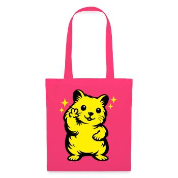 Hamster Cartoon - Tote Bag - azalea - Front