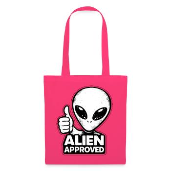 Alien Approved Thumbs Up Top Alien - Tote Bag - azalea - Front