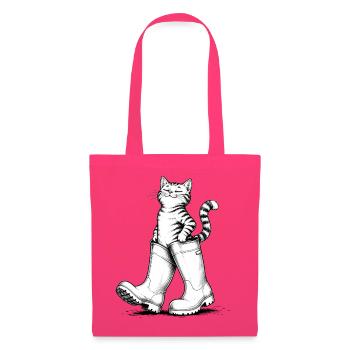 Cat in rubber boots, Puss in Boots - Tote Bag - azalea - Front