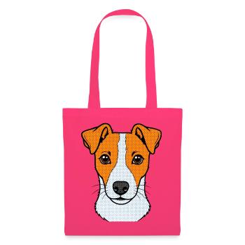 Jacky Hund - Stoffbeutel - Azalea - Vorne