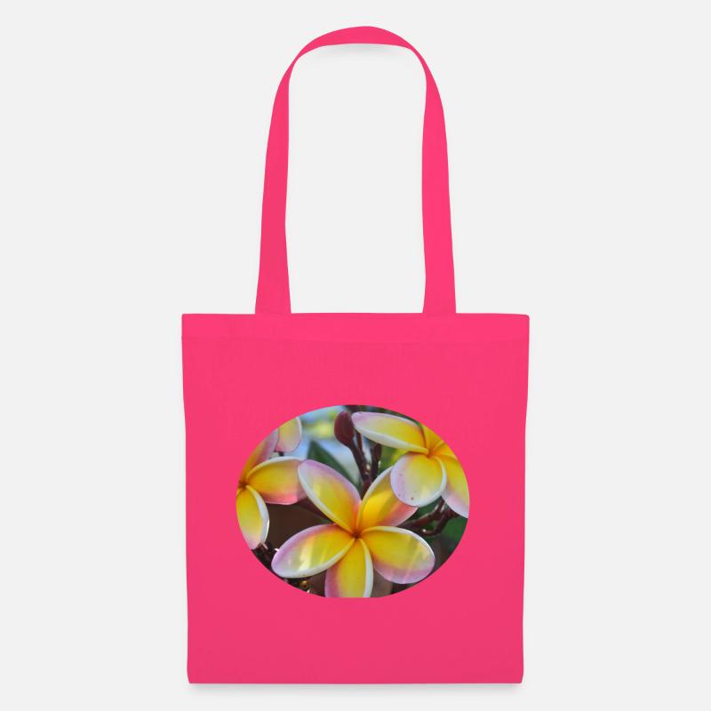 Hawaii Sommer Feeling: Frangipani - Stoffbeutel - Azalea