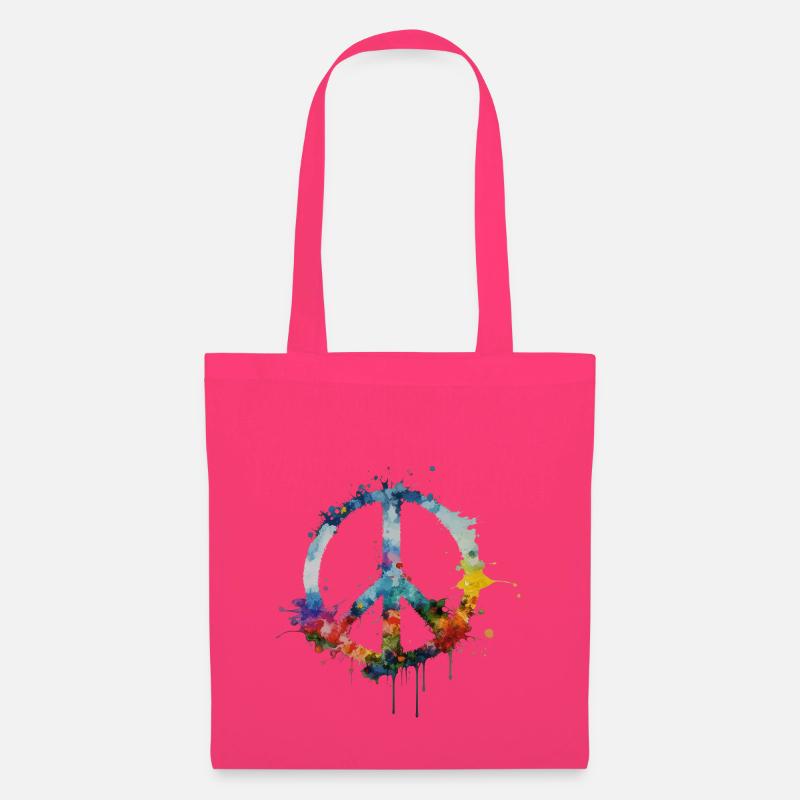 Peace - Stoffbeutel - Azalea