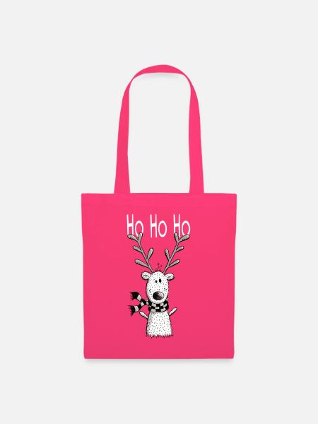 Ho Rentier Ho - Geschenk - Weihnachten - Rentiere - Stoffbeutel - Azalea