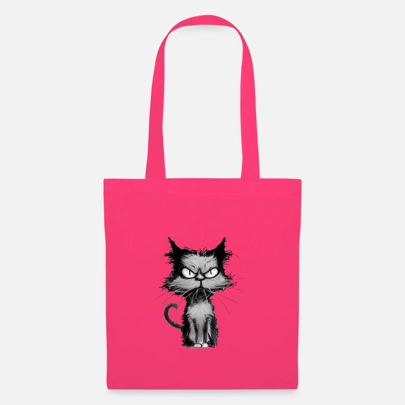 kleiner grumpy Kater - Stoffbeutel - Azalea