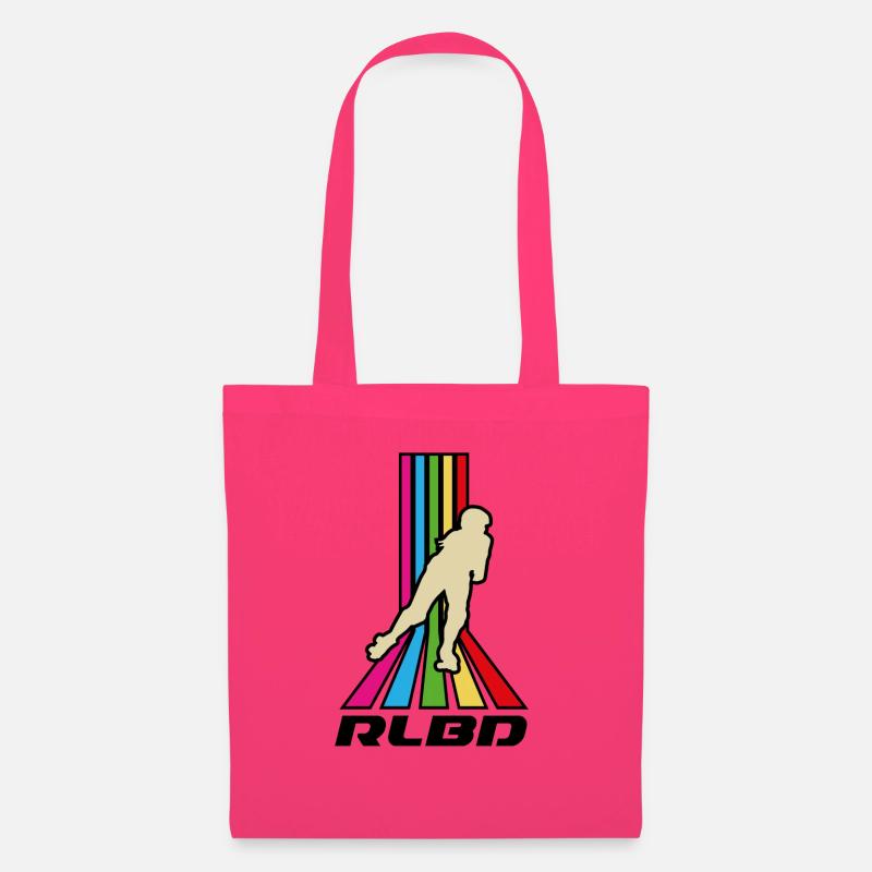 Rollerblade rainbow stripes - Stoffbeutel - Azalea