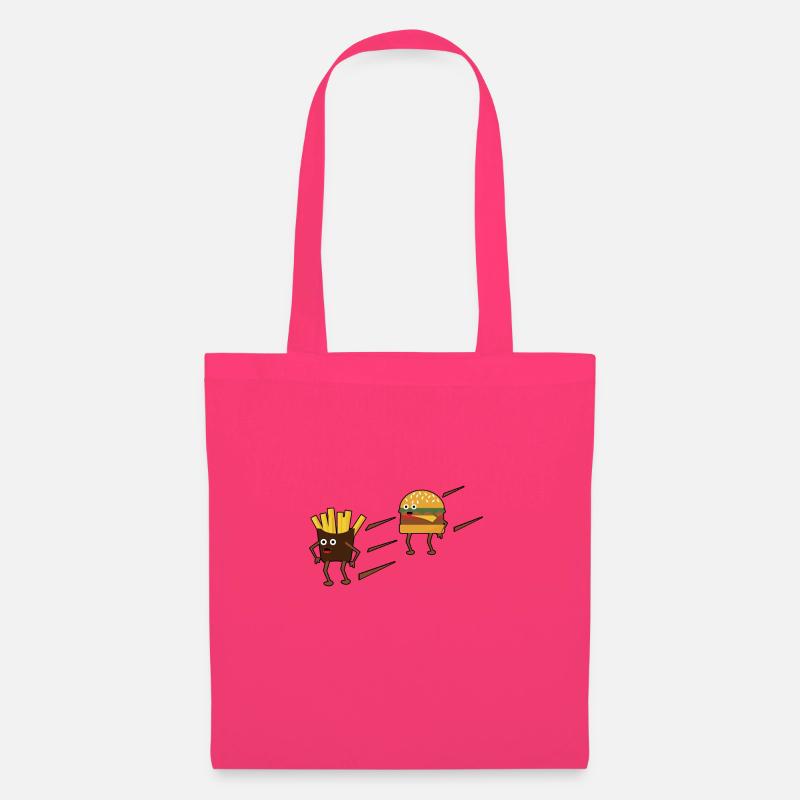 Burger Pommes Geschenk - Stoffbeutel - Azalea