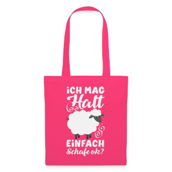 Ich Mag Halt Einfach Schafe Ok? - Stoffbeutel - Azalea - Vorne