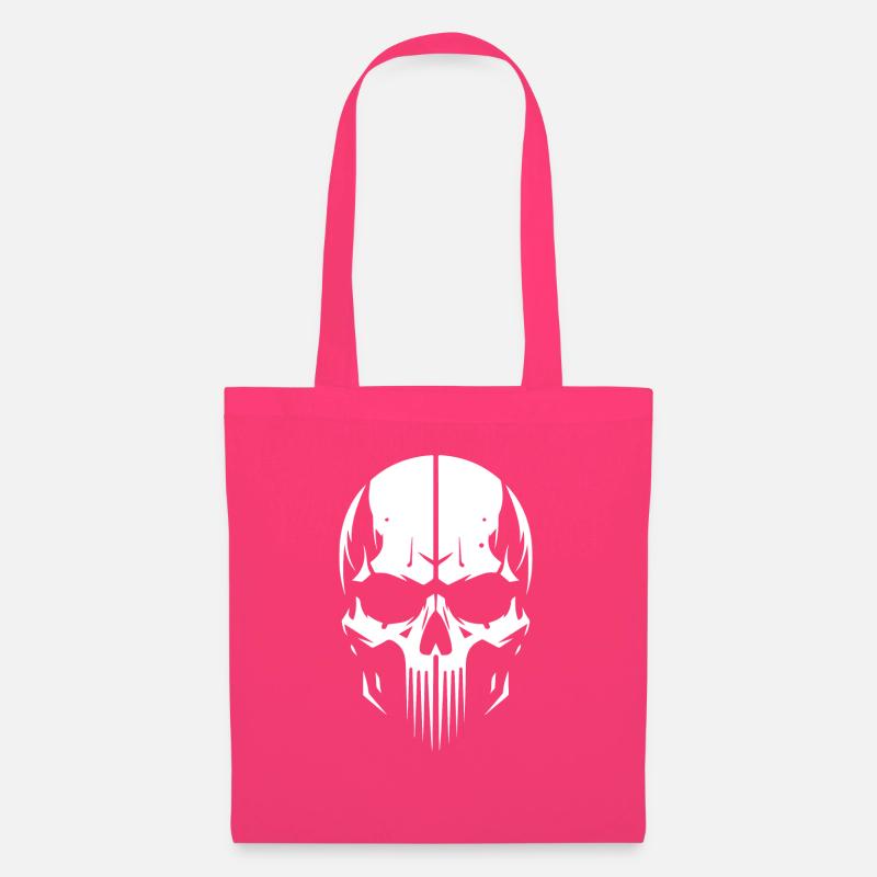 skull2w - Stoffbeutel - Azalea