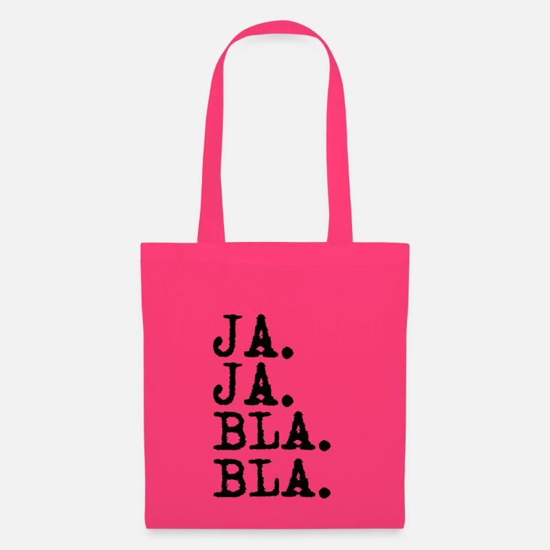 ja ja bla bla - Stoffbeutel - Azalea