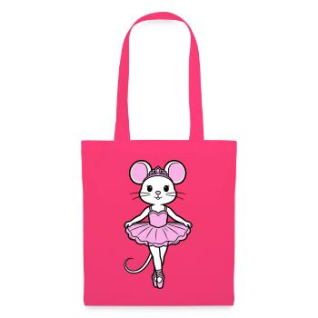 ballerina mouse - Tote Bag - azalea - Front