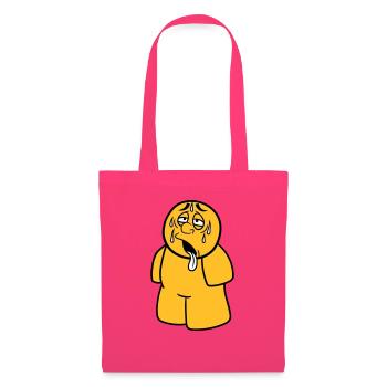figure man cartoon cartoon exhausted sun rain tr - Tote Bag - azalea - Front