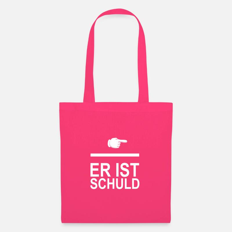 Er ist schuld - Stoffbeutel - Azalea