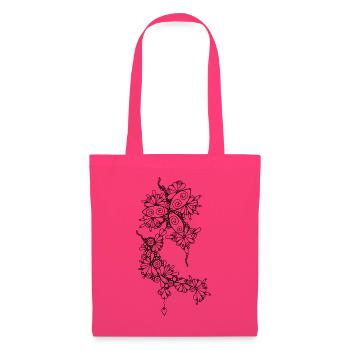 Sketching Art – Fantasy Flowers 1 - Tote Bag - azalea - Front