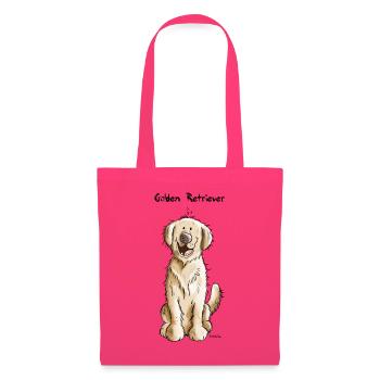 Süßer Golden Retriever - Stoffbeutel - Azalea - Vorne