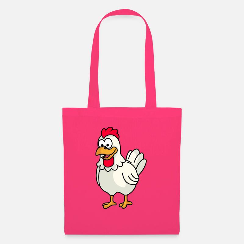 Huhn Comic Tier - Stoffbeutel - Azalea