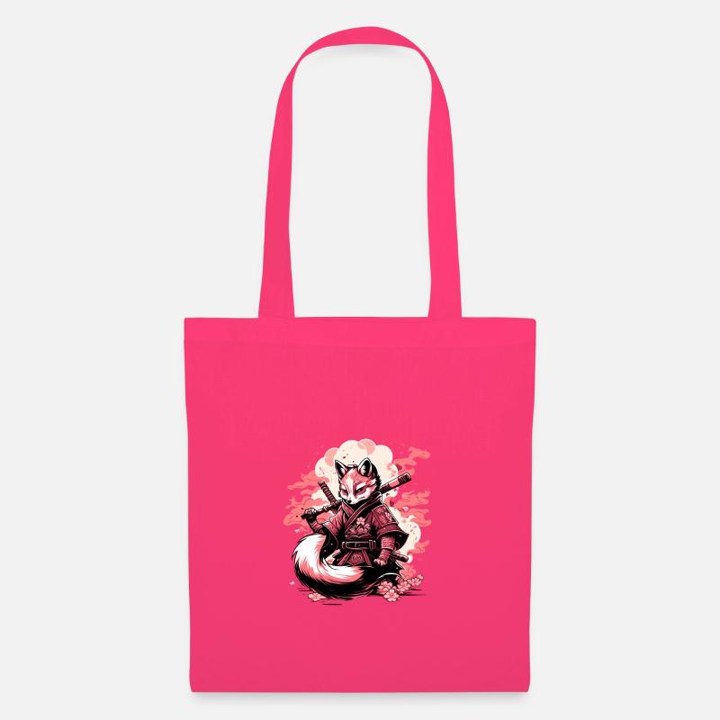 Samurai Fox - Stoffbeutel - Azalea