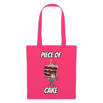 Piece of Cake – Lustige, wörtliche Idiom-Zeichentrickserie - Stoffbeutel - Azalea - Vorne