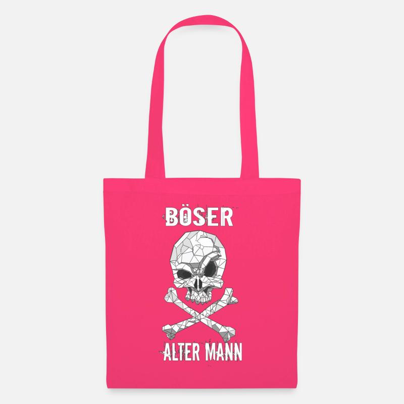 Böser Alter Mann Totenkopf - Stoffbeutel - Azalea