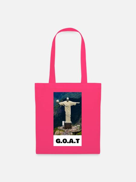 GOAT Christ Fußball-Ikone - Stoffbeutel - Azalea