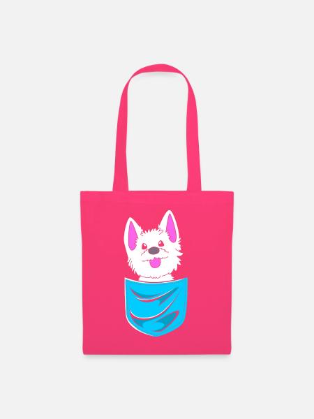 West Highland Terrier - Stoffbeutel - Azalea