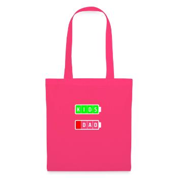 dad kids white - Tote Bag - azalea - Front
