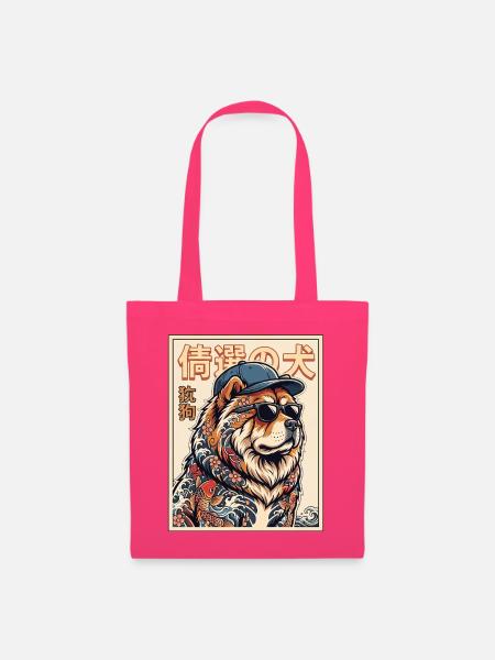 Chow Chow  - Stoffbeutel - Azalea