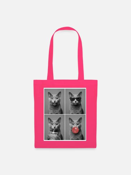 Katzen Russisch Blau Katze - Stoffbeutel - Azalea