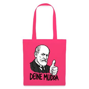 Sigmund Freud – Deine Mudda - Stoffbeutel - Azalea - Vorne