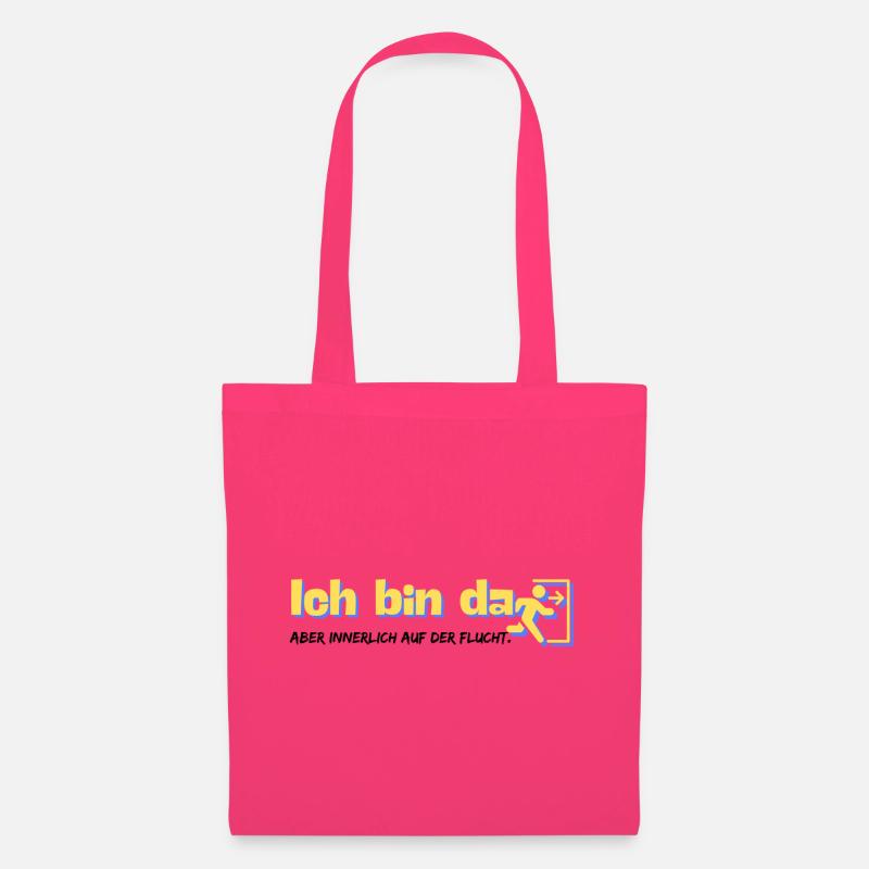 Ich bin da – aber innerlich auf der Flucht - Stoffbeutel - Azalea