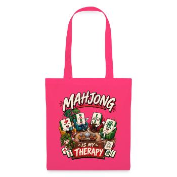 Mahjong Therapie Lounge - Stoffbeutel - Azalea - Vorne
