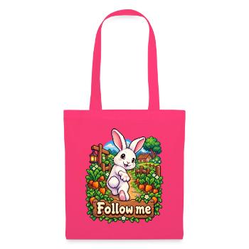 Folge mir: Osterhase im Garten - Stoffbeutel - Azalea - Vorne