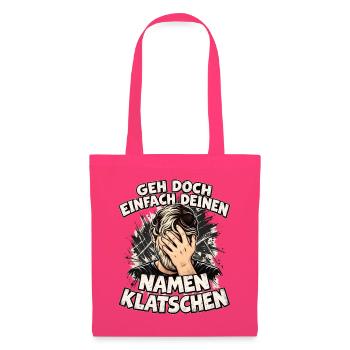Namen Klatschen Facepalm - Stoffbeutel - Azalea - Vorne