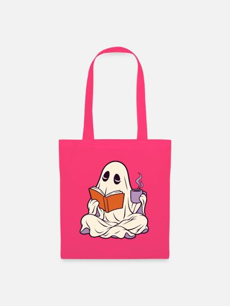 Bibliophile Geist mit Kaffee - Stoffbeutel - Azalea