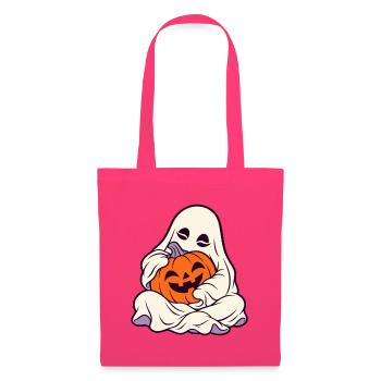 Kuschelige Geisterkürbis Halloween - Stoffbeutel - Azalea - Vorne