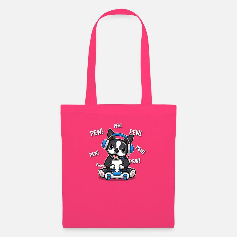 Boston-Terrier - Stoffbeutel - Azalea