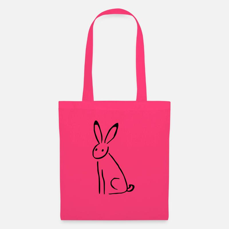 Rabbit - Tote Bag - azalea