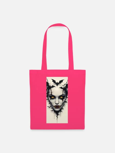 Vampir Frau  - Stoffbeutel - Azalea