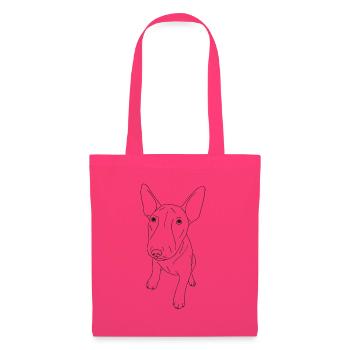Bullterrier Puppy - Stoffbeutel - Azalea - Vorne